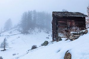 Hütte in den Bergen von Mark Thurman