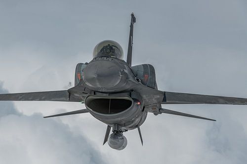 F-16 Hellenic Demo Team 'Zeus', F-16C de l'armée de l'air grecque, photographié en air-air, septembr