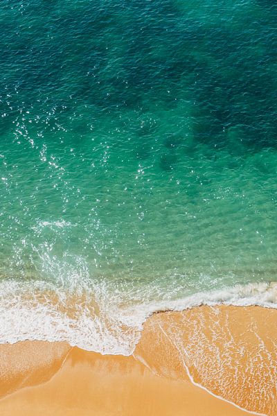 Strand Portugal van boven || Reisfotografie Algarve van Suzanne Spijkers