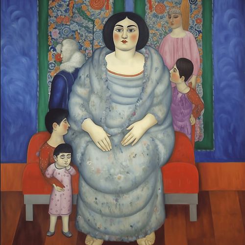 Klimt meets Botero