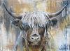 Highland Cow I van Atelier Paint-Ing thumbnail