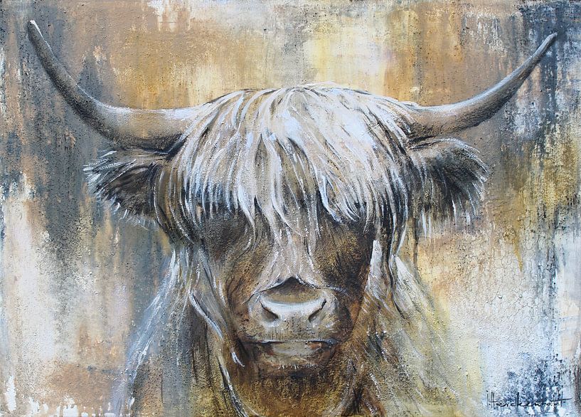 Highland Cow I van Atelier Paint-Ing