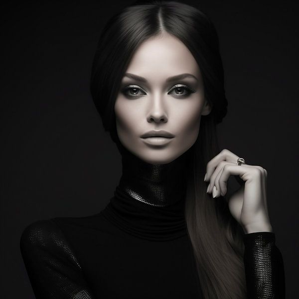 Porträt von fernlichtsicht