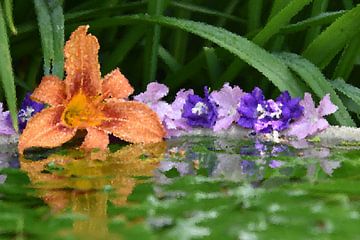 Blumen im Garten von Claude Laprise