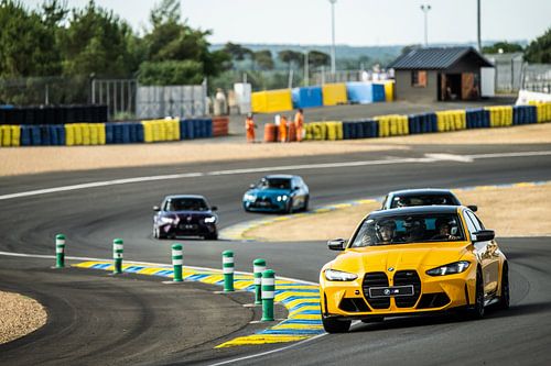 BMW M3 Le Mans jaune