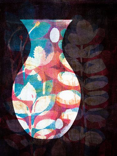 Vase on dark background