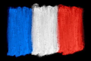 Symbolische nationale vlag van Frankrijk van Achim Prill