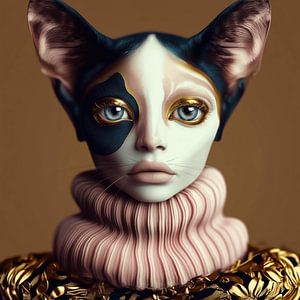 Catwoman in der Mode Mode