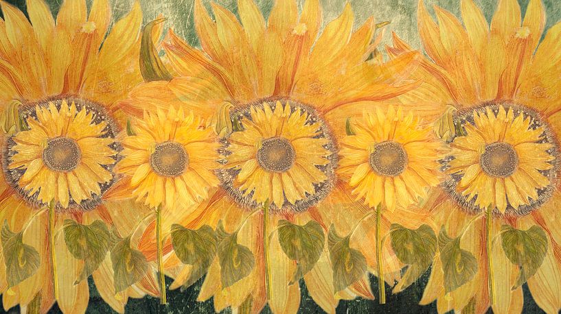 Zonnebloem met Karakter van ArtWorks Saranda in t Veld