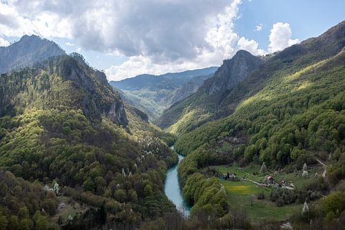 Tara canyon in Montenegro