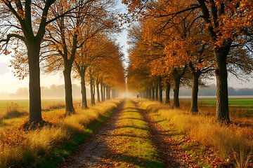 Autumn landscape on the Veluwe - landscape photography 5 by The Photo Artist