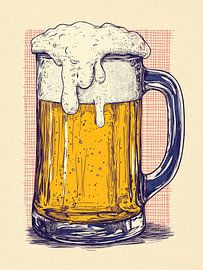 Beer mug by Franka Poulain
