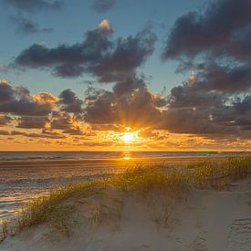 Zonsondergang Hargen aan Zee van Marcel Koomen