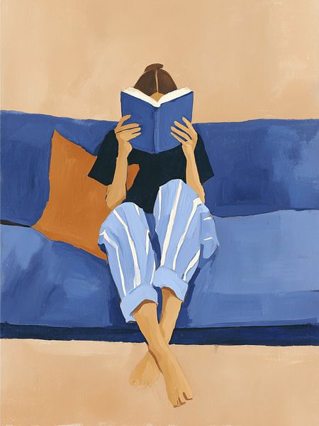 Sunk in Blue and Story by Color Square