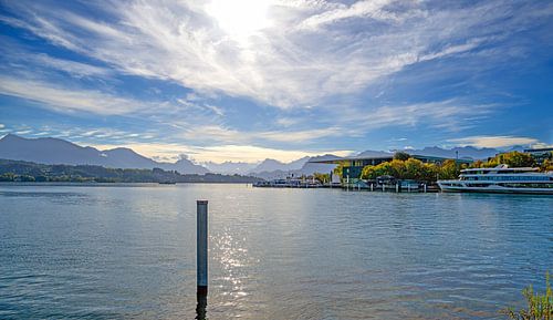 Morning atmosphere on Lake Lucerne