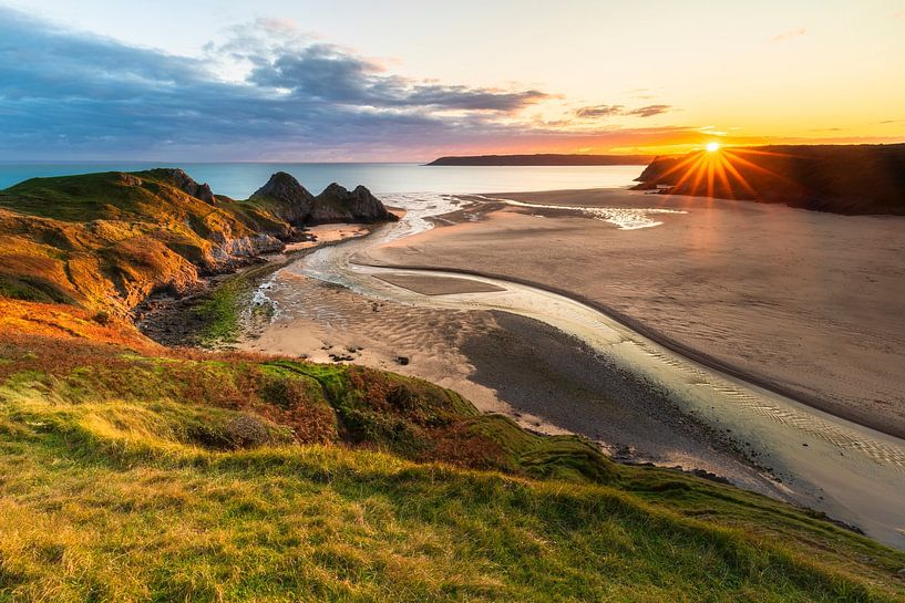 Coucher de soleil au Pays de Galles par Daniela Beyer