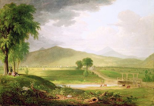 Asher Brown Durand,Uitzicht op Rutland in Vermont