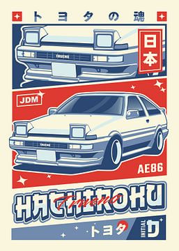 Toyota AE86 Trueno by Kaminarirace