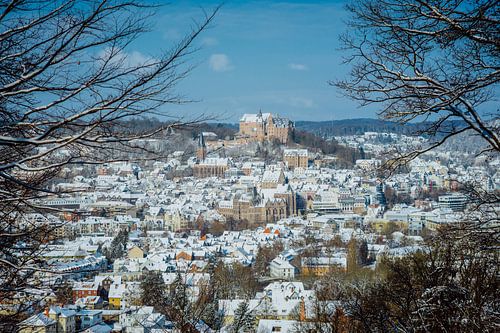 Winter Marburg aan de Lahn