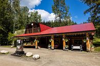 Roadhouse op de Alaska Highway van Roland Brack thumbnail