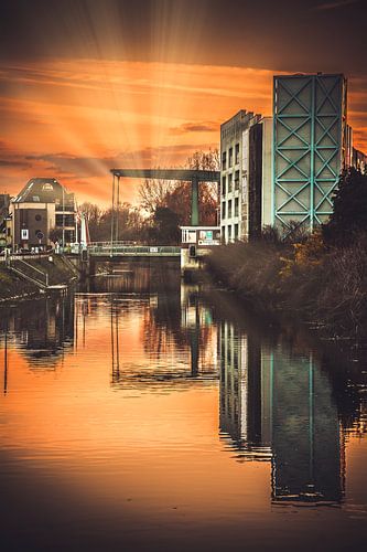 Zonsondergang Ninove 