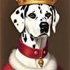 Dalmatien couronné sur Maud De Vries