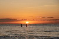 Sunset by the sea