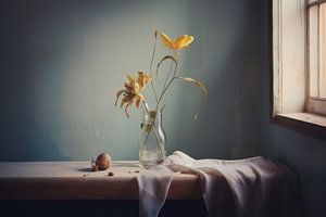 Stilleben mit verwelkten Blumen von Studio Allee
