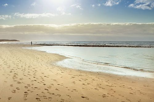 Op het strand