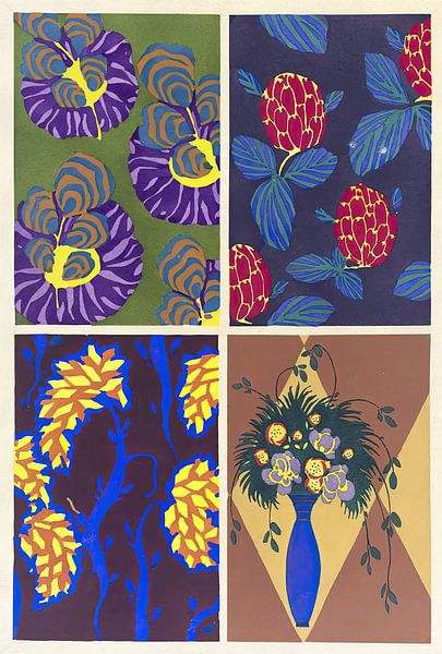 Émile-Allain Séguy - Floréal; neue Designs &amp; Farben von Peter Balan