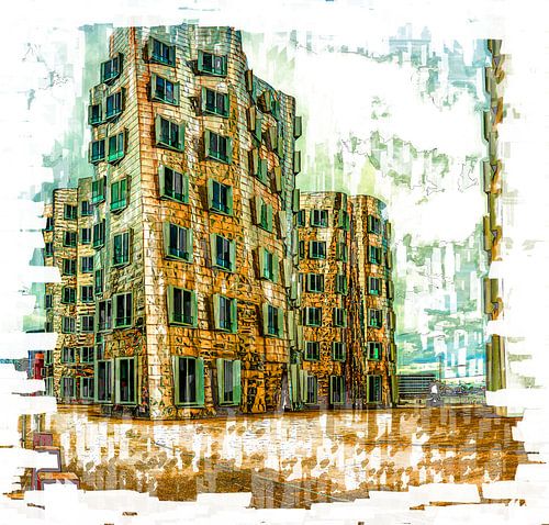 Düsseldorf over het staatsparlement