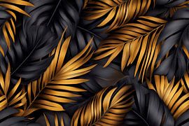 Goldene Blätter von Poster Art Shop