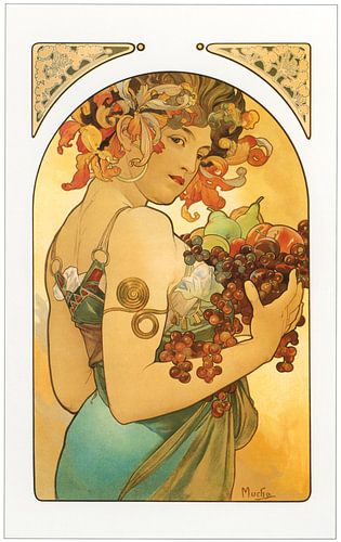 Le Fruit von Alphonse Mucha