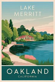 Oakland, California by Poster Art Shop