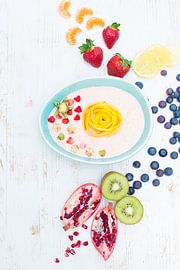 Strawberry mango dessert by Sam Loman