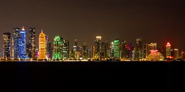 Skyline Doha Qatar van Myrthe van Boon
