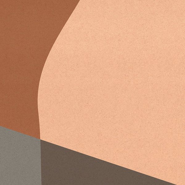 Organic and geometric abstract shapes no. 7 by Dina Dankers
