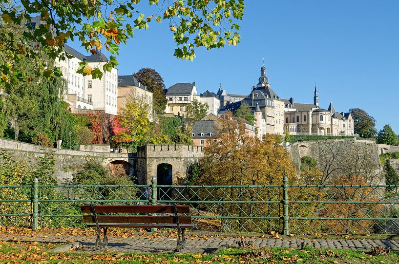 Herbst in Luxemburg Stadt von Peter Eckert