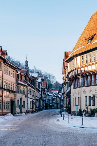 Stolberg im Winter, Harzgebirge, Deutschland von Suzanne Spijkers