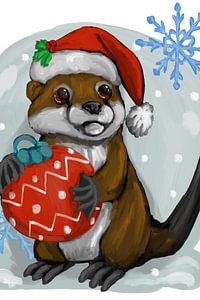 Weihnachten Otter von Antiope33
