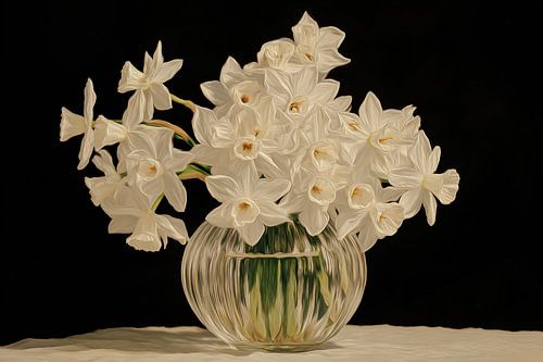 Witte Bloemen | Charm of White Narcissus Blossoms