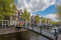 Loopbruggetje Brouwersgracht Amsterdam van Peter Bartelings thumbnail