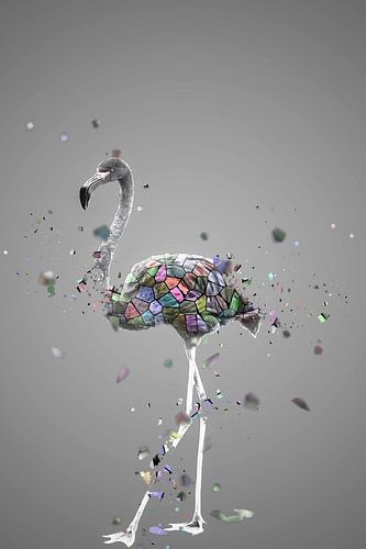 La mosaique du flamand rose