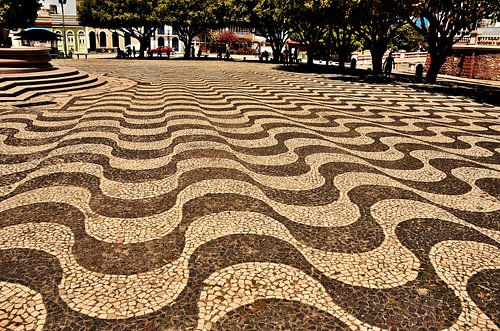 Golvend plein in Manaus, Brazilië