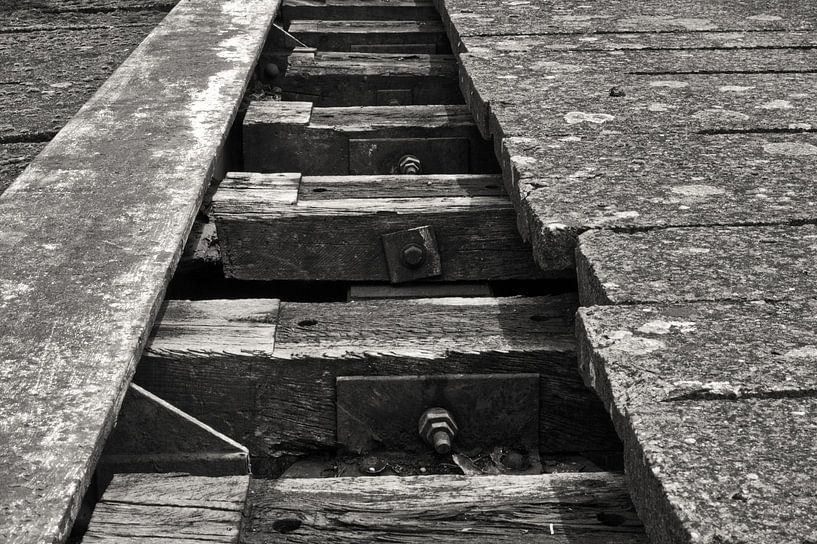 verlaten  spoorweg par Jean Jacobs
