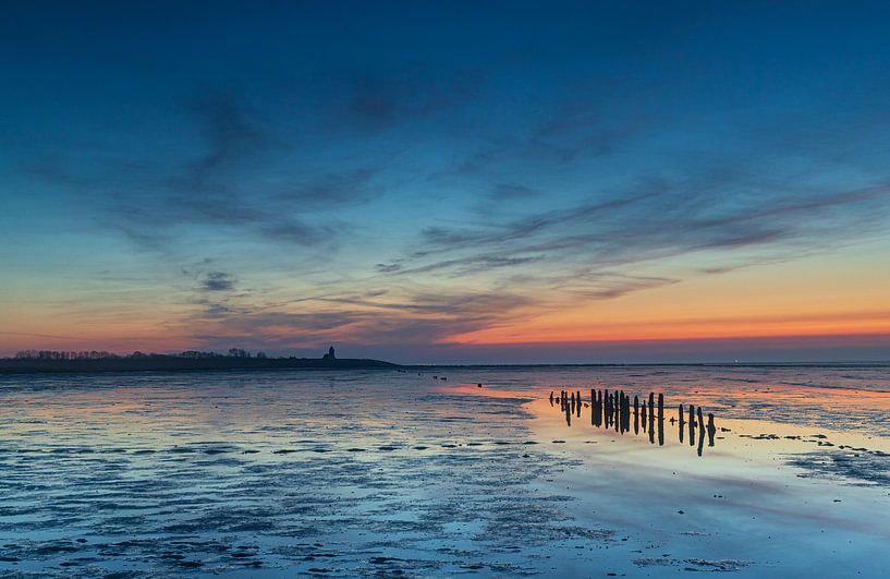 Sunset Wierum - Friesland (Netherlands) by Marcel Kerdijk