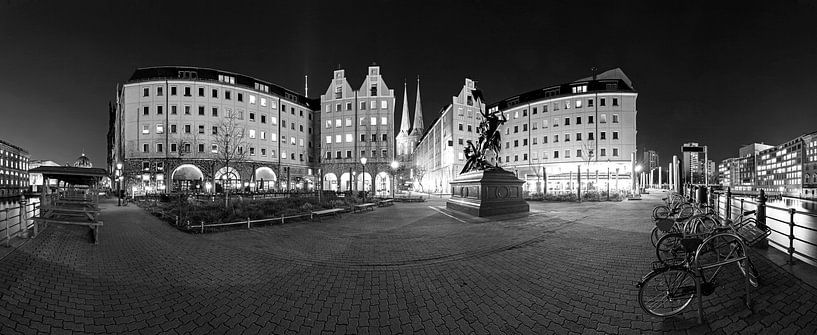 Nikolai Quarter Berlin Panorama by Frank Herrmann