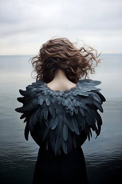 Ange - Cygne noir sur Marianne Ottemann - OTTI
