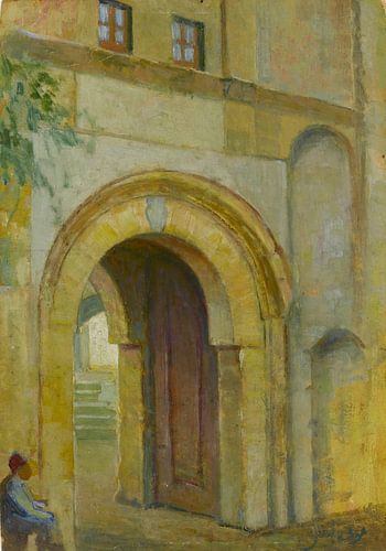 Huseyin Avni Lifij (Turkish, 1886-1927)~Caravanserai Gate