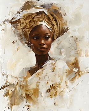 African woman by But First Framing